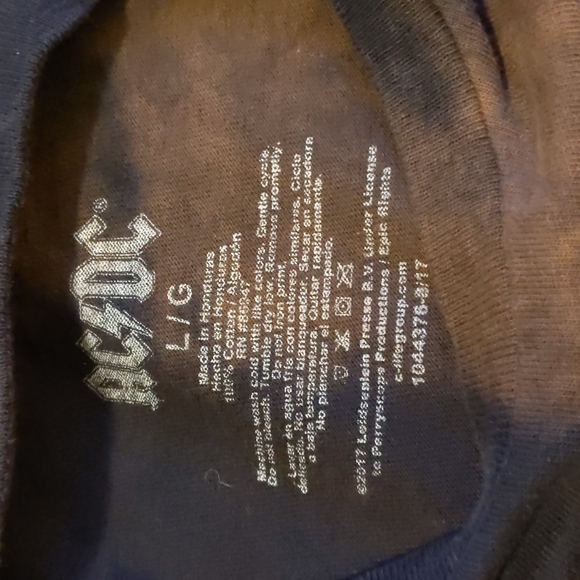 ACDC Tshirt bleached size L - Picture 6 of 7